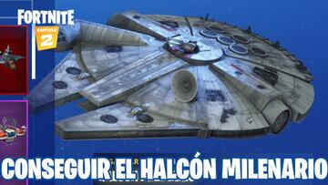 Fortnite: c&oacute;mo conseguir el ala delta Halc&oacute;n Milenario de Star Wars