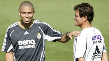 Capello y Ronaldo.