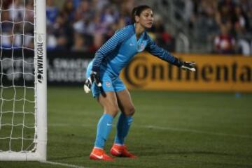 Hope Solo, guardameta de la selección femenina de futbol de Estados Unidos.