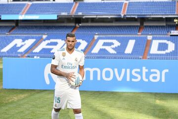 Theo Hernández's Real Madrid unveiling in pictures