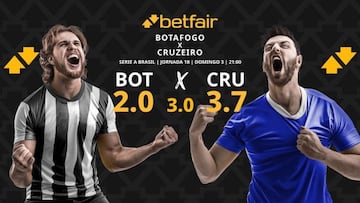 Botafogo vs. Cruzeiro: horario, dónde ver, pronósticos y clasificación