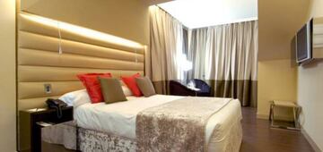 Las habitaciones del Vincci Capitol tienen una decoraci¨®n muy particular