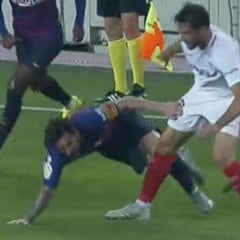 La cara con la que se va Messi al ver que se pierde el Clásico
