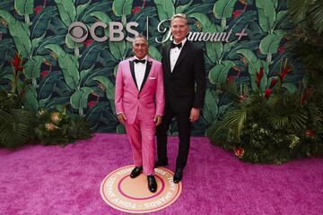 Robert Horn and John Leverett attend the 76th Annual Tony Awards in New York City, U.S., June 11, 2023. REUTERS/Amr Alfiky