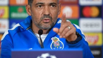 Sergio Conceicao, entrenador del Oporto, en la previa del partido de Champions ante el Atlético.