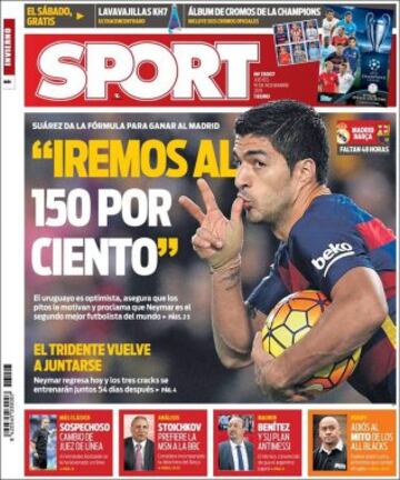 Portadas de la prensa mundial