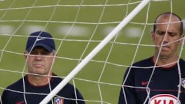 El Atlético prepara esta tarde en Alcalá su partido de Champions