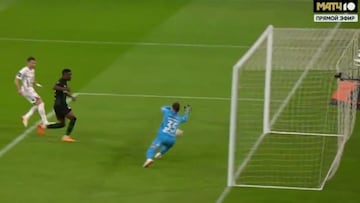 Córdoba inició la acción, asistió y definió para el Krasnodar, llegando a ocho goles en la liga rusa tras su anotación ante el CSKA.