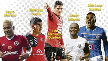 Los jugadores que adornan el f&uacute;tbol colombiano para 2017.