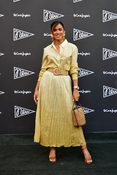 Rocío Camacho posa en la alfombra roja de la la presentación de la nueva campaña del Corte Inglés 'New' en Madrid.
 
 
 