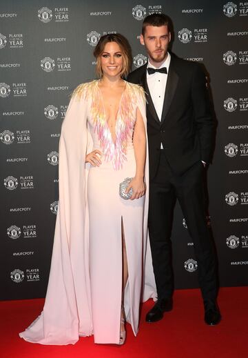 David De Gea y Edurne. 