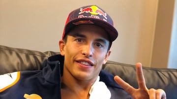 20/07/20  MARC MARQUEZ PILOTO DE MOTGP CON EL BRAZO EN CABESTRILLO DESPUES DE SU ACCIDENTE EN EL GRAN PREMIO DE ESPA&Ntilde;A
 
 FOTOENVIADAPORMONICARIAS