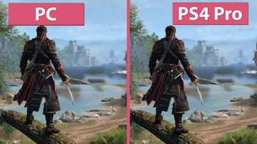 Assassin's Creed Rogue Remastered, comparativa PC vs PS4 Pro