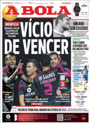 Portadas de la prensa deportiva