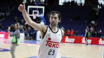 Sergio Llull, durante el último partido de la Liga Endesa.