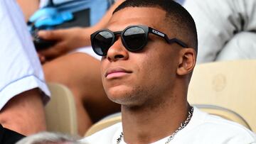 Kylian Mbapp¨¦, en la final de Roland Garros.