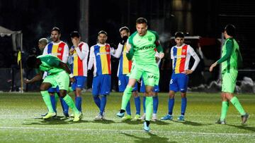 Los penaltis dan el pase al Leganés ante el Andorra