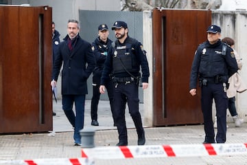 Salida del ex seleccionador Jorge Vilda de la Audiencia Nacional.