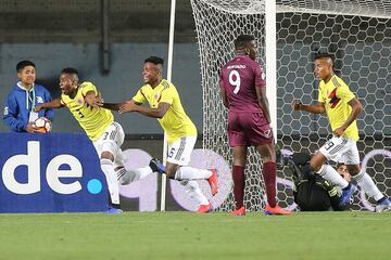 Colombia disfrutó con la tenencia de la pelota y consiguió las anotaciones con Andrés Felipe Reyes e Iván Ángulo.