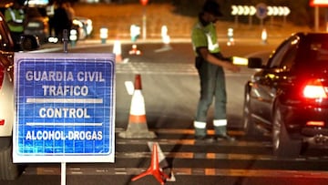 Un conductor da positivo en todas las drogas del narcotest