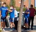 El Logroñés ya se entrena en grupo sin Arnedo ni Álex Pérez
