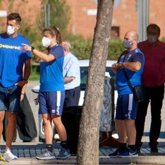 El Logroñés ya se entrena en grupo sin Arnedo ni Álex Pérez