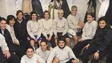 <b>FAMILIA. </b>En la plantilla del Lagunak reina un gran ambiente.