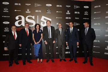 Alfredo Relaño, Juan Luis Cebrián, Victoria Montiel, Vicente Montiel, Manuel Polanco, Manuel Mirat and Juan Cantón