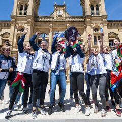San Sebastián homenajea a las campeonas de Copa
