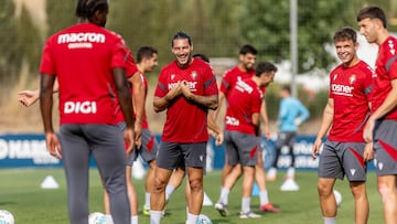 Juan Cruz, jugador de Osasuna