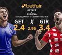 Getafe CF vs. Girona FC: horario, dónde ver, pronósticos y clasificación