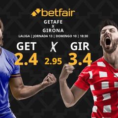 Getafe CF vs. Girona FC: horario, dónde ver, pronósticos y clasificación