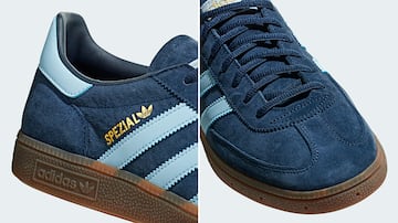 Zapatillas Adidas Handball Spezial azules.