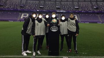 Un 'recogepelotas' del Pucela lucha por recuperarse del covid19