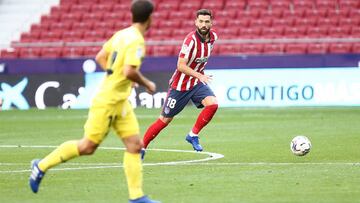 Felipe, durante el partido de Liga contra el Villarreal. 