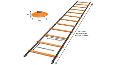 Encontramos el mejor kit de escalera y conos para entrenar velocidad, agilidad y equilibrio