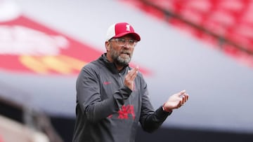 London (United Kingdom), 29/08/2020.- Liverpool's manager Juergen Klopp during the FA Community Shield match between Arsenal London and Liverpool FC at the Wembley stadium in London, Britain, 29 August 2020. (Reino Unido, Londres) EFE/EPA/Andrew Coul