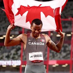 De Grasse succeeds Bolt as McLaughlin breaks record