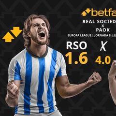 Real Sociedad vs. PAOK: horario, dónde ver, pronósticos y clasificación