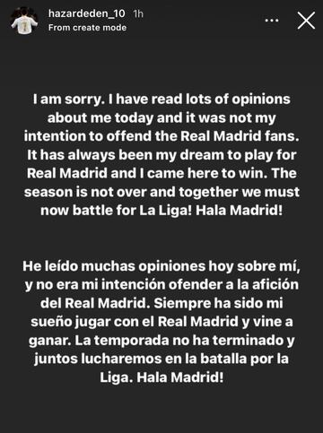 The midfielder, who was spotted laughing uproariously with Chelsea players after Real Madrid were knocked out, has apologised to the supporters.