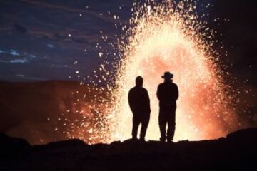 Deslizarse sobre laderas de fuego, una prueba épica