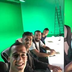 El vacile de Lucas y Asensio a Carvajal: "¿Tu chaleco es de mago?"