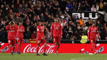 El Real Madrid cay&oacute; en Valencia.