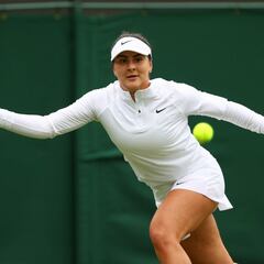 La favorita Andreescu también falla en Wimbledon