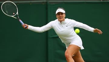 La favorita Andreescu también falla en Wimbledon