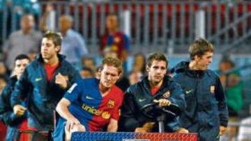 <b>MAL TRAGO. </b>Hleb se lesionó en la segunda jornada, uno de los pocos de largo recorrido.