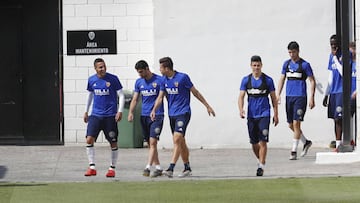 Rodrigo, Guedes, Paulista, Roncaglia y Soler.