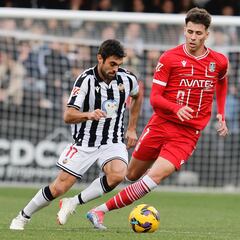 Salva Ruiz alaba el trabajo del equipo tras la victoria ante el Cartagena