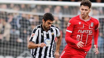 Salva Ruiz alaba el trabajo del equipo tras la victoria ante el Cartagena