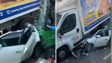 El espeluznante accidente en Madrid: la imagen del autobús da pánico